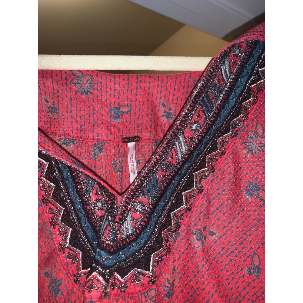 Free People Embroidered Top